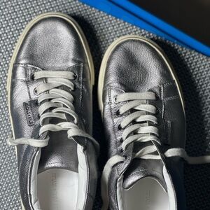 Kendall & Kylie Metallic Sneakers with White Accents